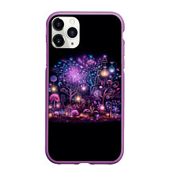 Чехол iPhone 11 Pro матовый Neon in room