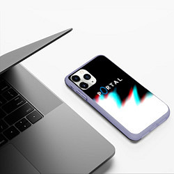 Чехол iPhone 11 Pro матовый Portal game blink color, цвет: 3D-светло-сиреневый — фото 2