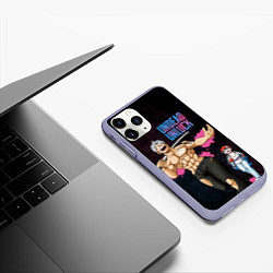 Чехол iPhone 11 Pro матовый Undead Unluck - Fuuko and Andy, цвет: 3D-светло-сиреневый — фото 2