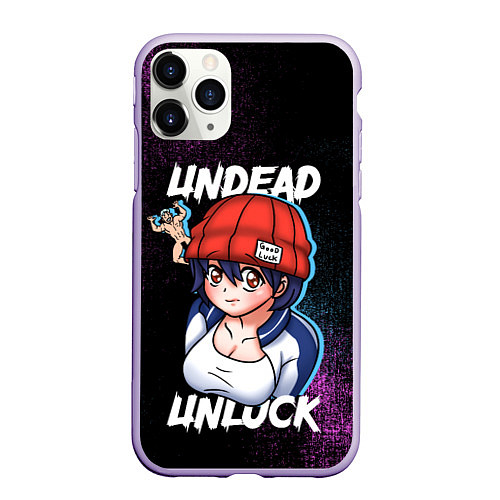 Чехол iPhone 11 Pro матовый Undead Unluck - Characters / 3D-Светло-сиреневый – фото 1