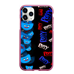 Чехол iPhone 11 Pro матовый Poppy Playtime games, цвет: 3D-малиновый