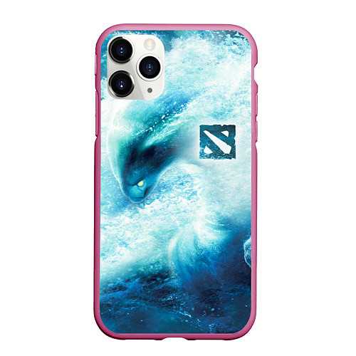 Чехол iPhone 11 Pro матовый Dota 2 - Morphling / 3D-Малиновый – фото 1