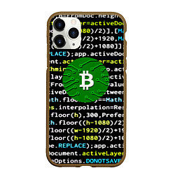 Чехол iPhone 11 Pro матовый Bitcoin сатоши