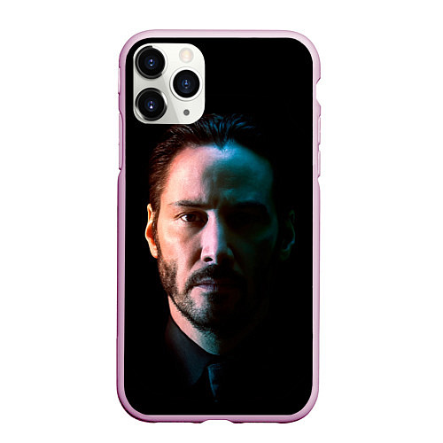 Чехол iPhone 11 Pro матовый Keanu Charles Reeves / 3D-Розовый – фото 1