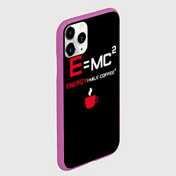 Чехол iPhone 11 Pro матовый Эквивалентность массы и энергии, цвет: 3D-фиолетовый — фото 2