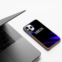 Чехол iPhone 11 Pro матовый Xbox neon games, цвет: 3D-коричневый — фото 2