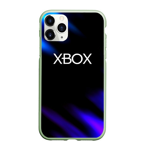 Чехол iPhone 11 Pro матовый Xbox neon games / 3D-Салатовый – фото 1