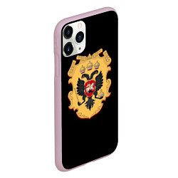 Чехол iPhone 11 Pro матовый Имперский герб символкика, цвет: 3D-розовый — фото 2