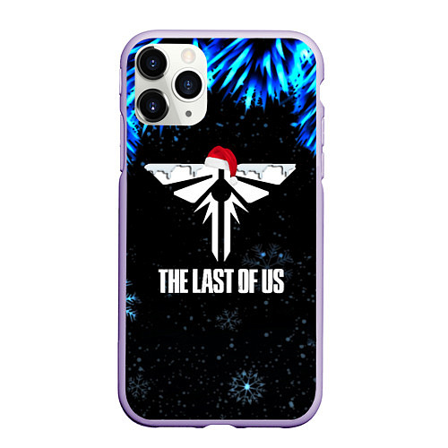 Чехол iPhone 11 Pro матовый The last of us happy winter / 3D-Светло-сиреневый – фото 1