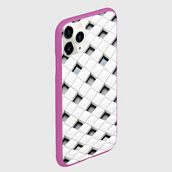 Чехол iPhone 11 Pro матовый Quatro, цвет: 3D-фиолетовый — фото 2