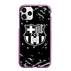 Чехол iPhone 11 Pro матовый Barcelona белые краски спорт