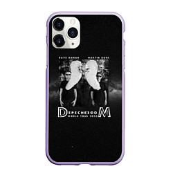 Чехол iPhone 11 Pro матовый Depeche Mode - Memento mori worldwilde tour, цвет: 3D-светло-сиреневый