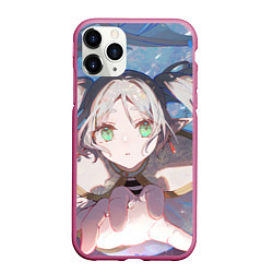 Чехол iPhone 11 Pro матовый Sousou no Frieren, цвет: 3D-малиновый