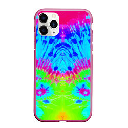 Чехол iPhone 11 Pro матовый Tie-Dye abstraction