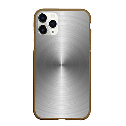 Чехол iPhone 11 Pro матовый Срез металла - текстура