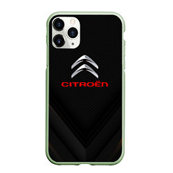 Чехол iPhone 11 Pro матовый Citroen sport geometry