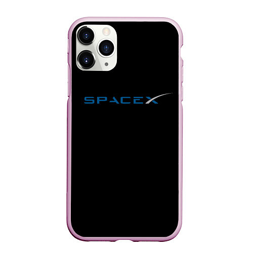 Чехол iPhone 11 Pro матовый NASA space usa / 3D-Розовый – фото 1