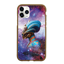 Чехол iPhone 11 Pro матовый Nefertiti is from another planet, цвет: 3D-коричневый