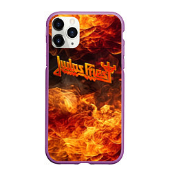 Чехол iPhone 11 Pro матовый Fire - Judas Priest