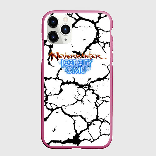 Чехол iPhone 11 Pro матовый Neverwinter рыхлая земля рпг / 3D-Малиновый – фото 1