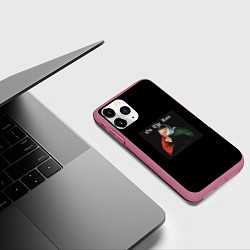 Чехол iPhone 11 Pro матовый Alblak 52 - On the run, цвет: 3D-малиновый — фото 2
