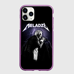 Чехол iPhone 11 Pro матовый Meladze - Metallica, цвет: 3D-фиолетовый