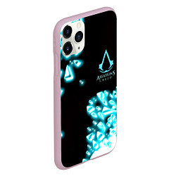 Чехол iPhone 11 Pro матовый Assassins Creed анимус, цвет: 3D-розовый — фото 2