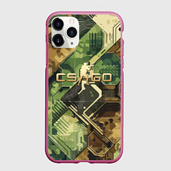 Чехол iPhone 11 Pro матовый Counter Strike go - pattern
