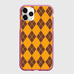 Чехол iPhone 11 Pro матовый Аргайл текстура из фильма