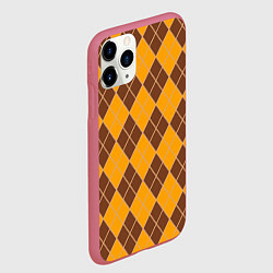 Чехол iPhone 11 Pro матовый Аргайл текстура из фильма, цвет: 3D-малиновый — фото 2