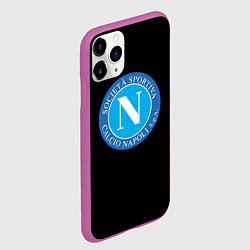 Чехол iPhone 11 Pro матовый Napoli fc, цвет: 3D-фиолетовый — фото 2