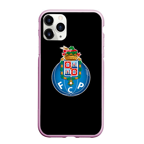 Чехол iPhone 11 Pro матовый Porto fc club / 3D-Розовый – фото 1