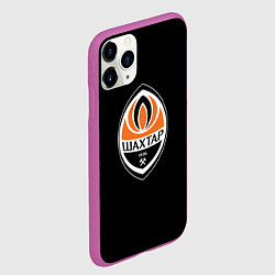 Чехол iPhone 11 Pro матовый Шахтар фк клуб, цвет: 3D-фиолетовый — фото 2