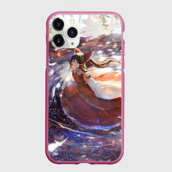 Чехол iPhone 11 Pro матовый Touhou Project Рейму Cute