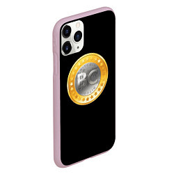 Чехол iPhone 11 Pro матовый BTC money, цвет: 3D-розовый — фото 2
