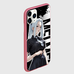 Чехол iPhone 11 Pro матовый Молодая Мэй Мэй из jujutsu kaisen, цвет: 3D-малиновый — фото 2