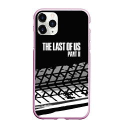 Чехол iPhone 11 Pro матовый The Last of Us краски асфальт