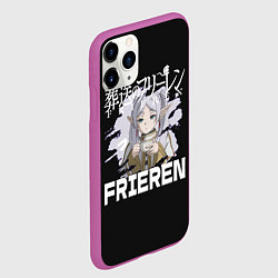 Чехол iPhone 11 Pro матовый Провожающая Фрирен, цвет: 3D-фиолетовый — фото 2