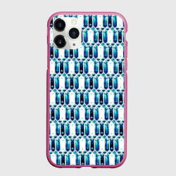 Чехол iPhone 11 Pro матовый Белый кристаллический доспех