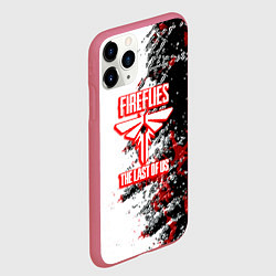 Чехол iPhone 11 Pro матовый Одни из нас цикады огненное лого, цвет: 3D-малиновый — фото 2