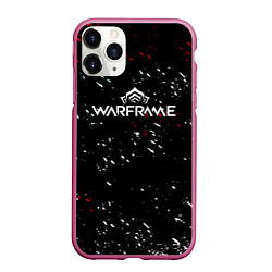 Чехол iPhone 11 Pro матовый Warframe краски пали текстура, цвет: 3D-малиновый