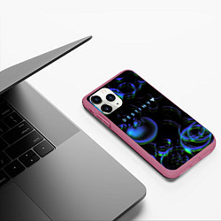 Чехол iPhone 11 Pro матовый Destiny rpg action, цвет: 3D-малиновый — фото 2
