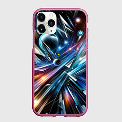 Чехол iPhone 11 Pro матовый Космос - футуризм