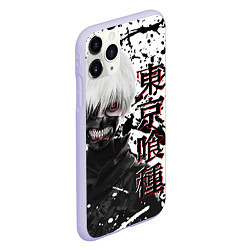 Чехол iPhone 11 Pro матовый Kaneki Ken - Токийский Гуль, цвет: 3D-светло-сиреневый — фото 2