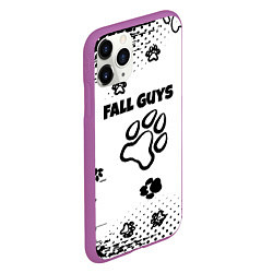 Чехол iPhone 11 Pro матовый Fall Guys game, цвет: 3D-фиолетовый — фото 2