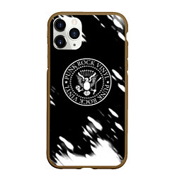 Чехол iPhone 11 Pro матовый Ramones краски