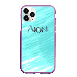 Чехол iPhone 11 Pro матовый Aion текстура рпг