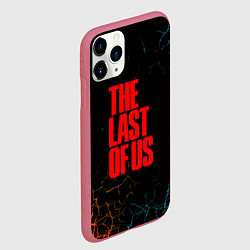 Чехол iPhone 11 Pro матовый Одни из нас текстура зомби, цвет: 3D-малиновый — фото 2