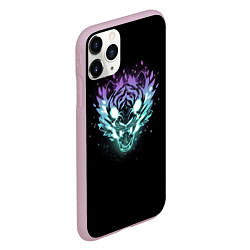 Чехол iPhone 11 Pro матовый Астральный зверь, цвет: 3D-розовый — фото 2