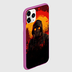 Чехол iPhone 11 Pro матовый Stalker 2 fire ghost, цвет: 3D-фиолетовый — фото 2